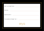 Carte cadeau Elya