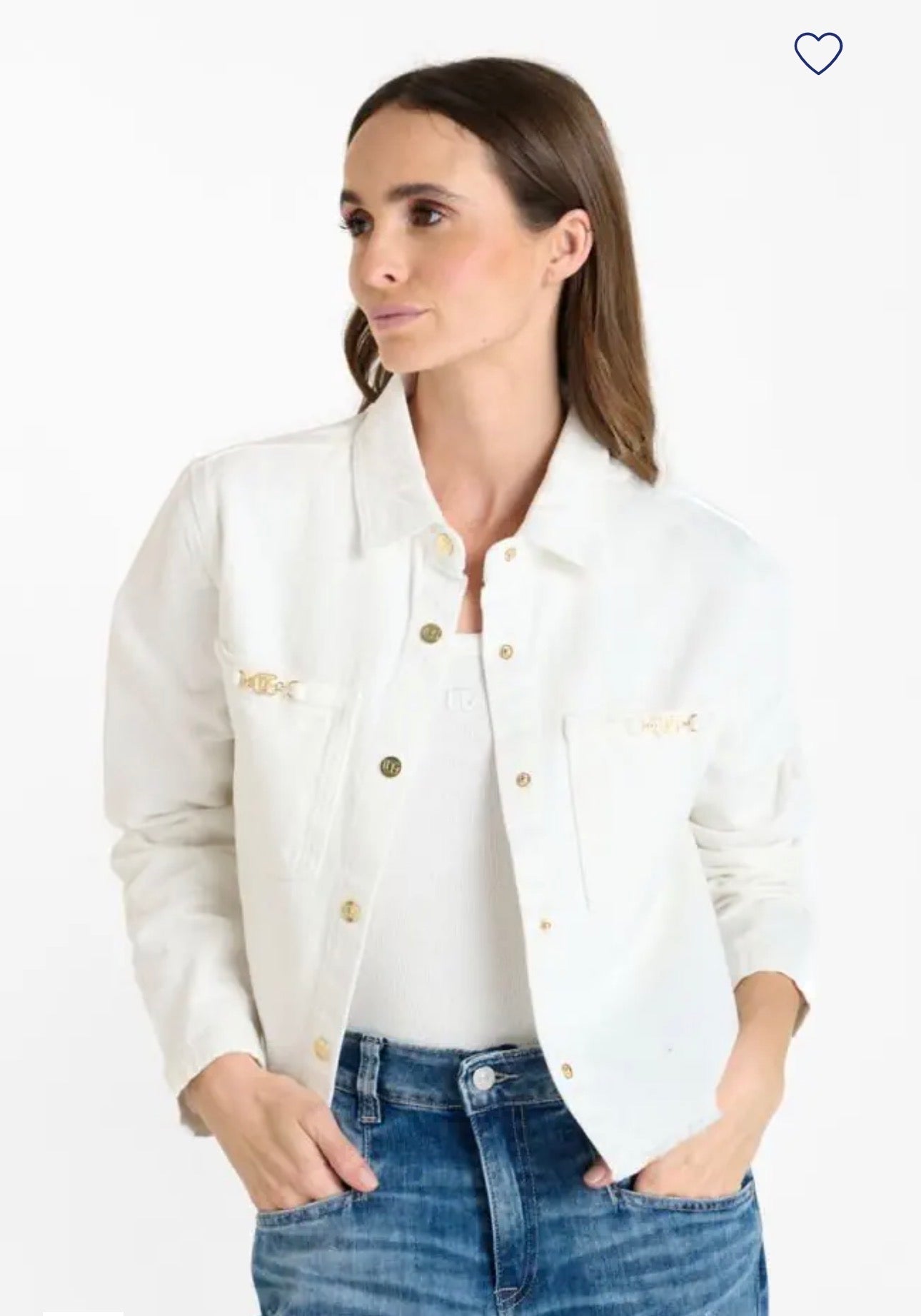 Veste en jeans Manuela Le temps des cerises