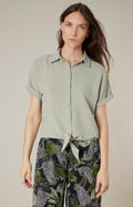 Chemise manches courtes tilleul