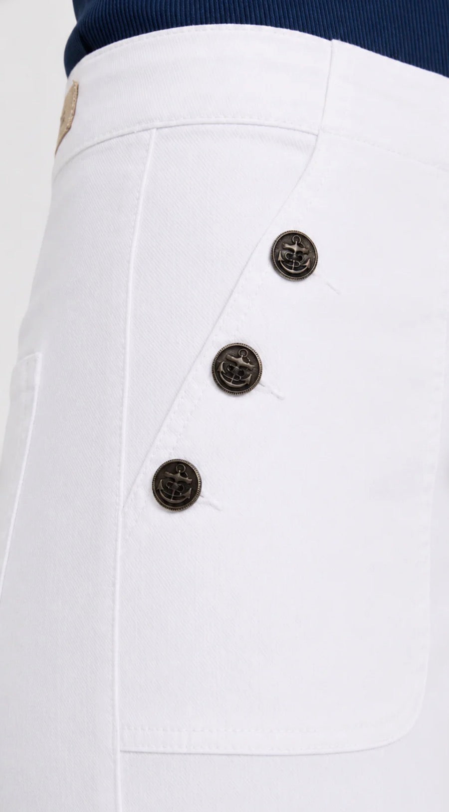 Pantalon Joy large blanc Five