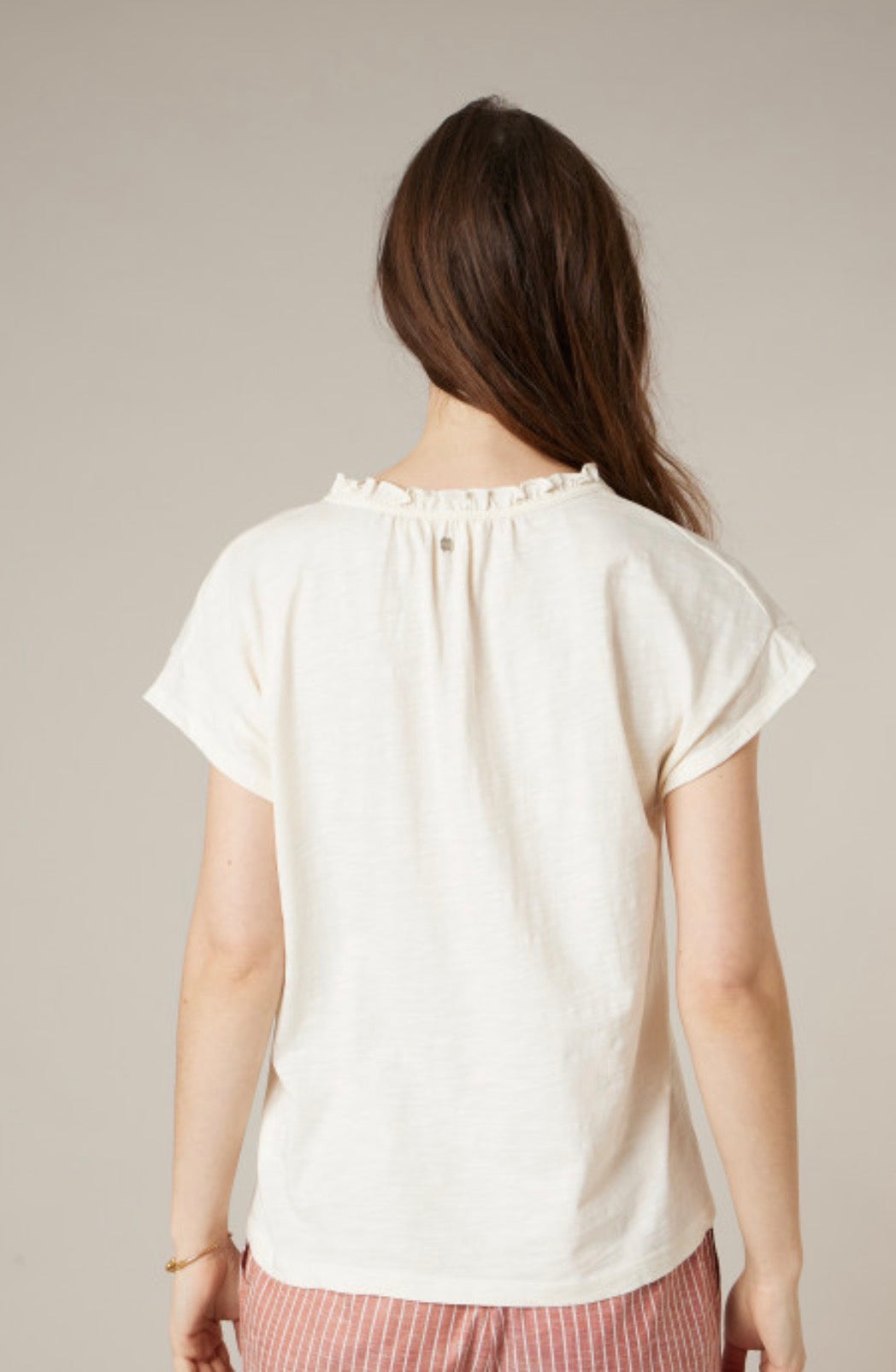 Tee-shirt fluide jaune