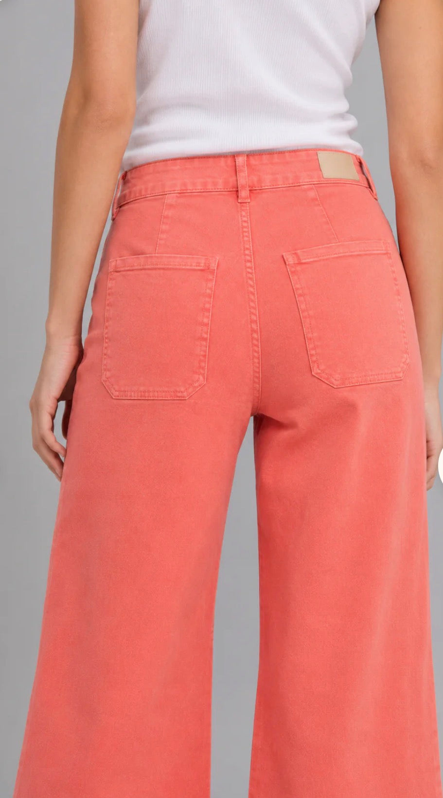 Pantalon Lucia crop large couleur Sunset Five