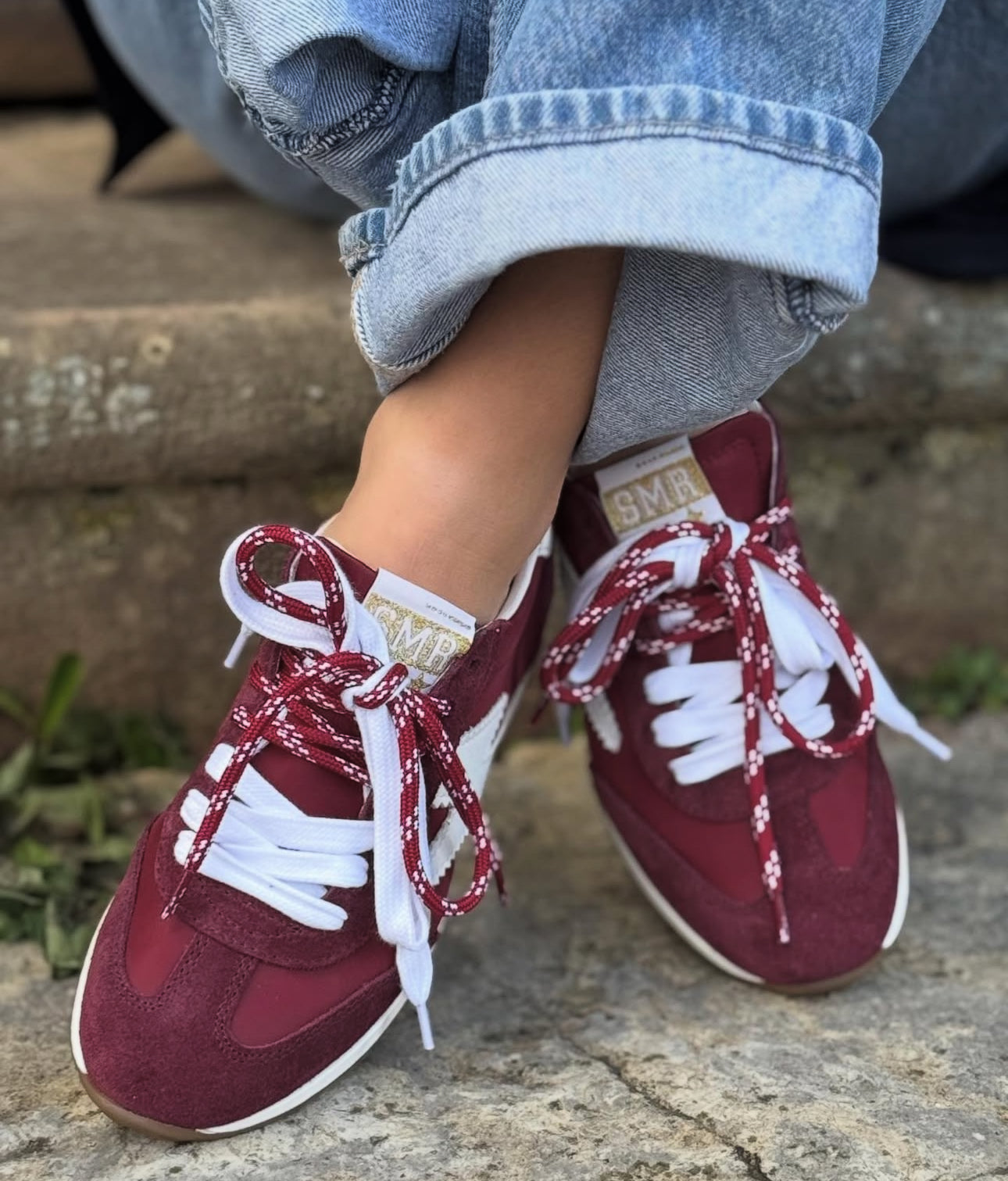 Baskets SMR June bordeaux
