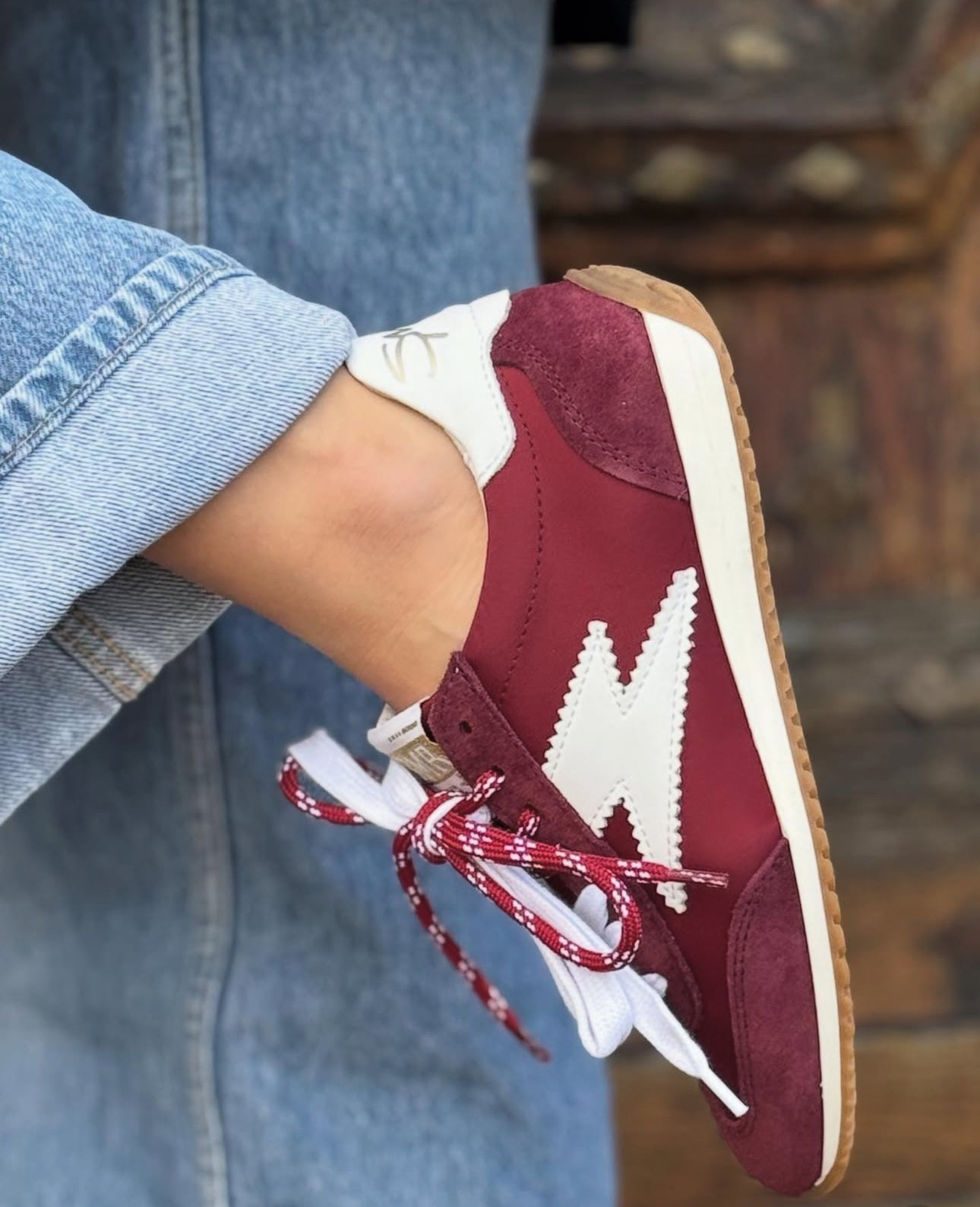 Baskets SMR June bordeaux