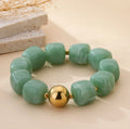 Bracelet Pierre vert d'eau