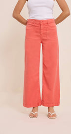 Pantalon Lucia crop large couleur Sunset Five