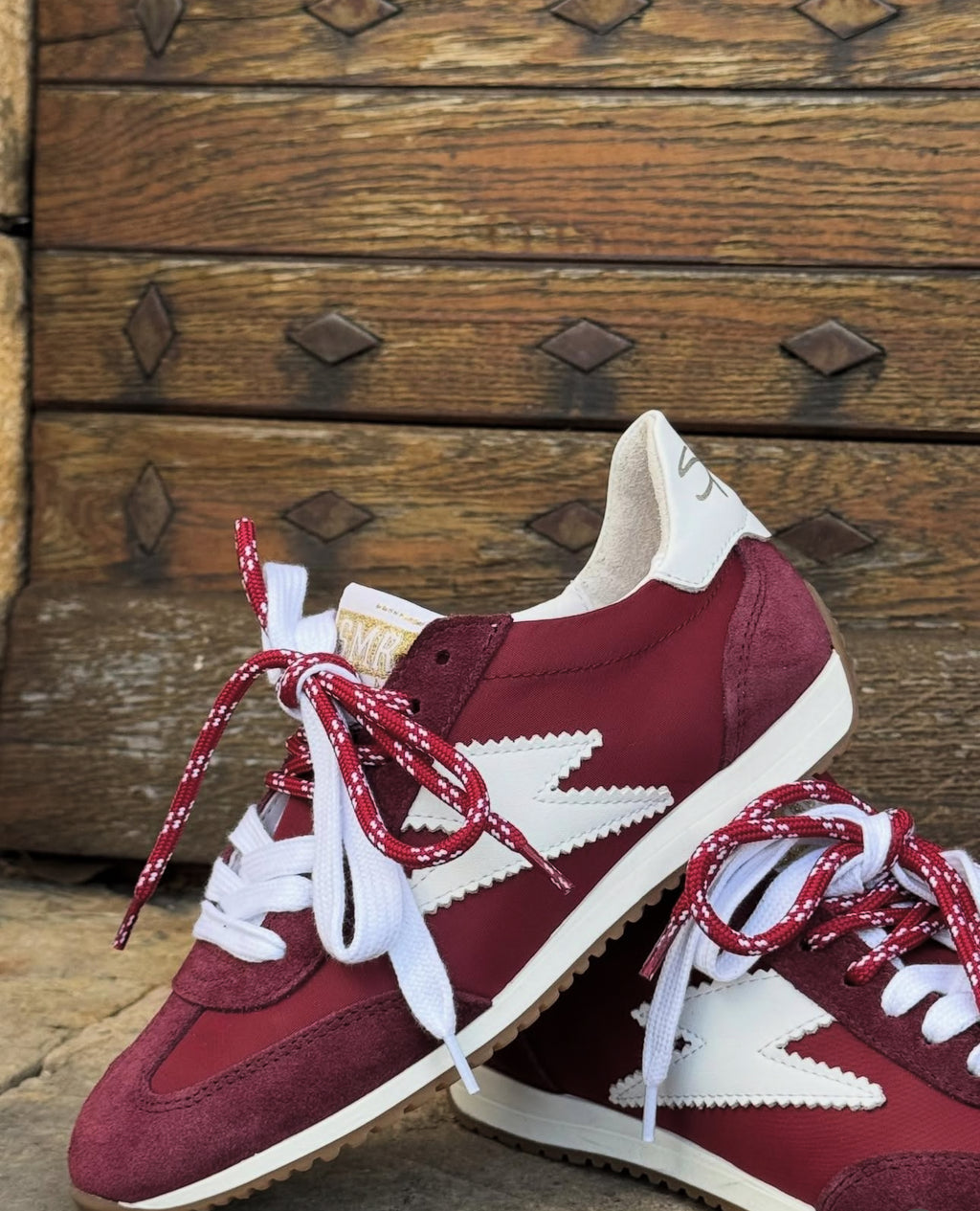Baskets SMR June bordeaux