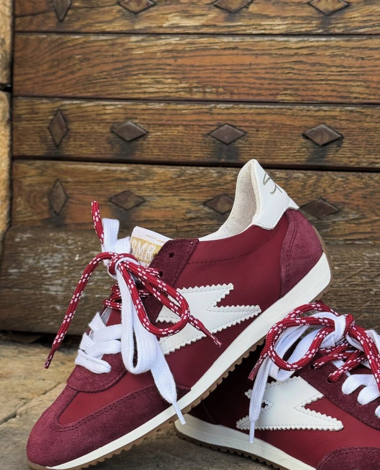 Baskets SMR June bordeaux