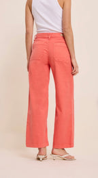 Pantalon Lucia crop large couleur Sunset Five