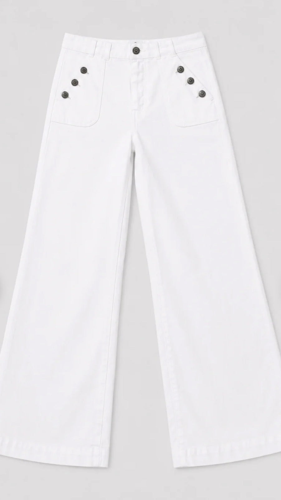 Pantalon Joy large blanc Five