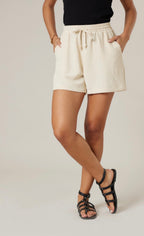 Short ample beige