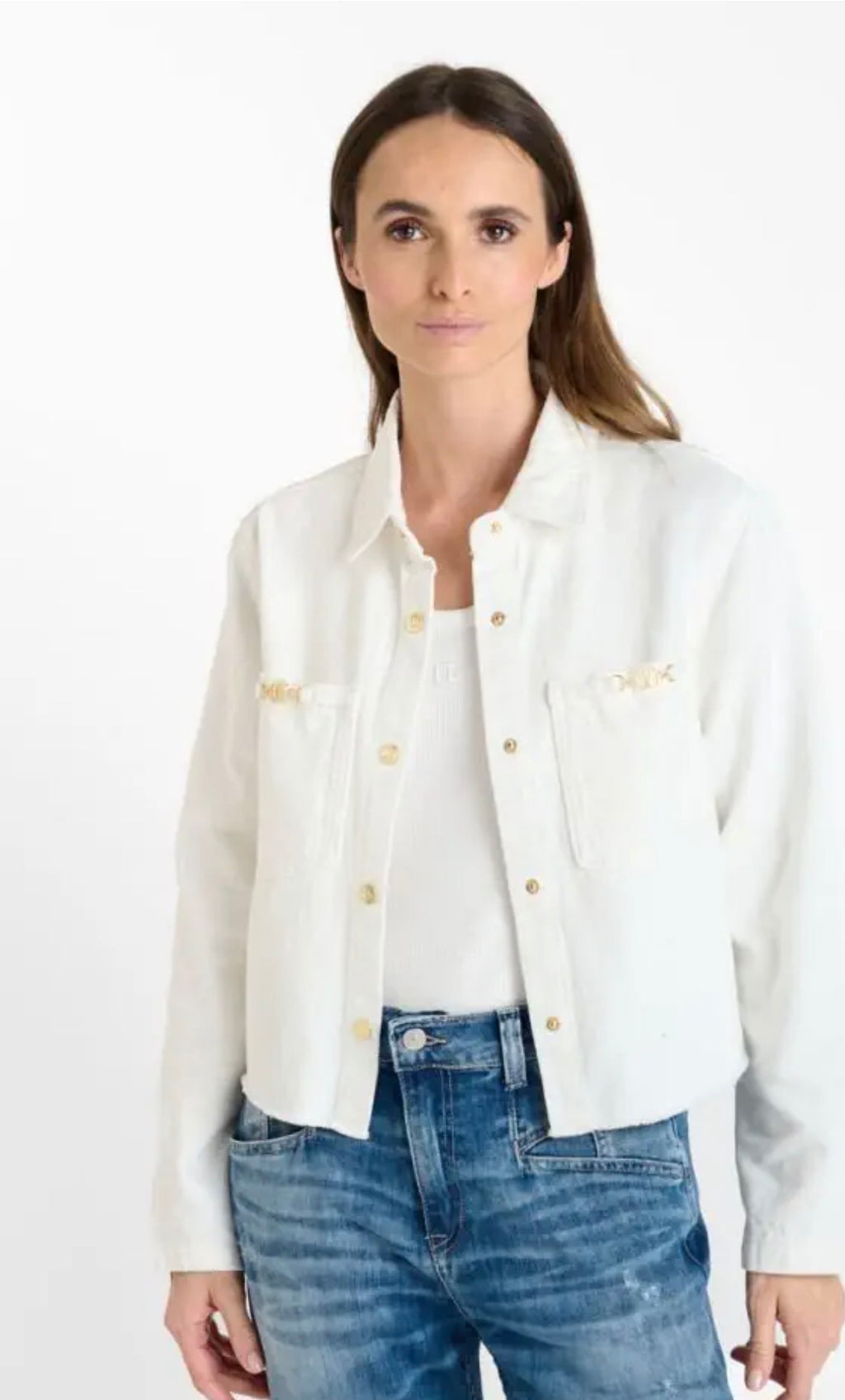 Veste en jeans Manuela Le temps des cerises
