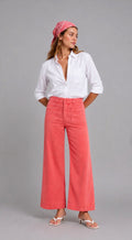 Pantalon Lucia crop large couleur Sunset Five