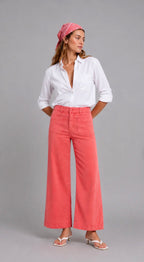 Pantalon Lucia crop large couleur Sunset Five