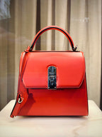 Sac cabas en cuir cognac