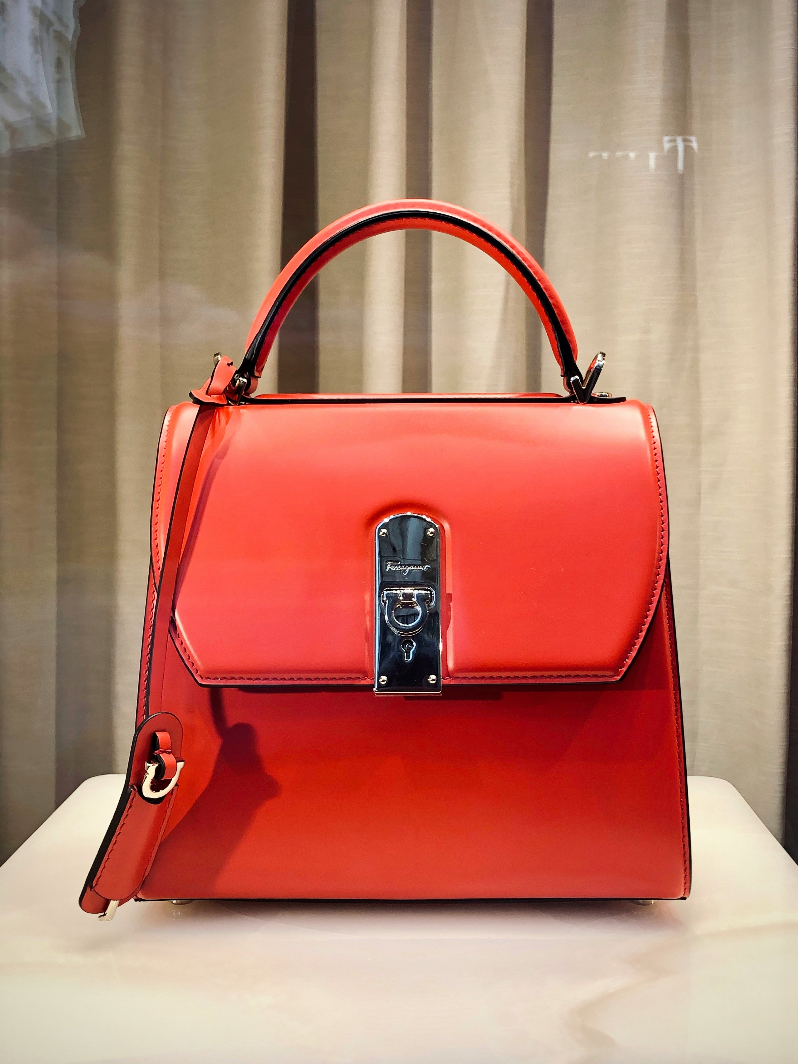 Sac cabas en cuir cognac