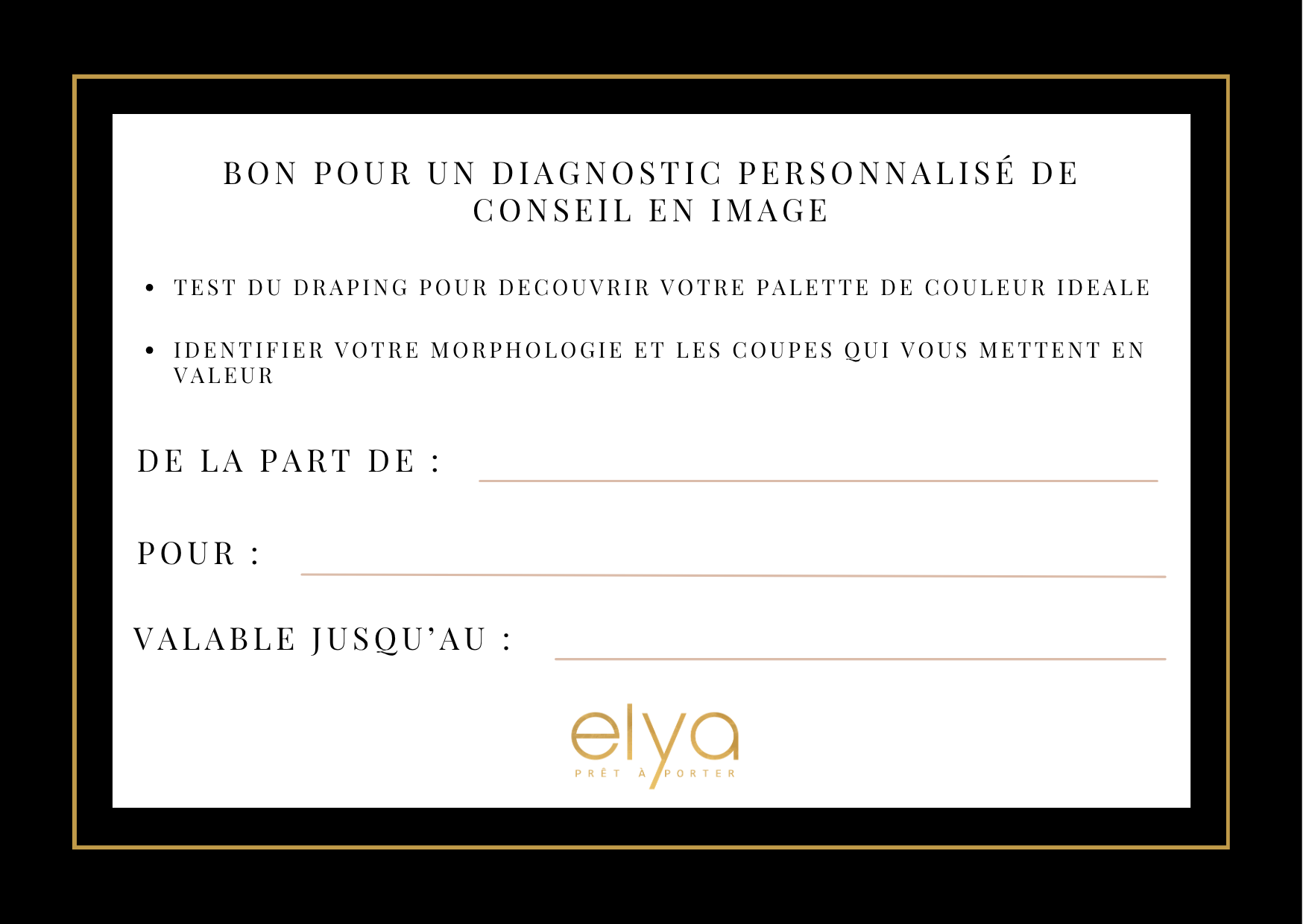 Séance conseil personnalisée