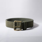 Ceinture tressée cognac