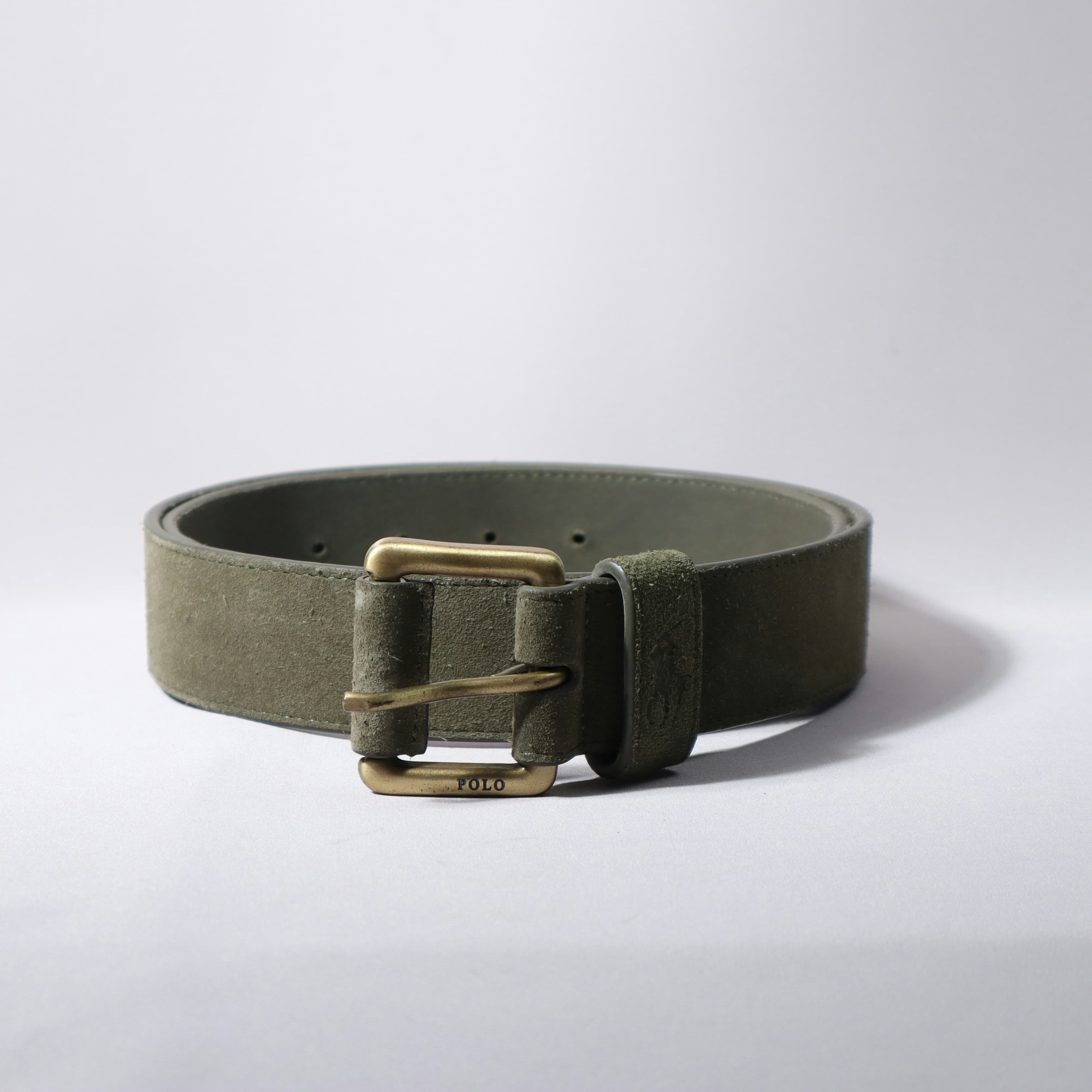 Ceinture tressée cognac